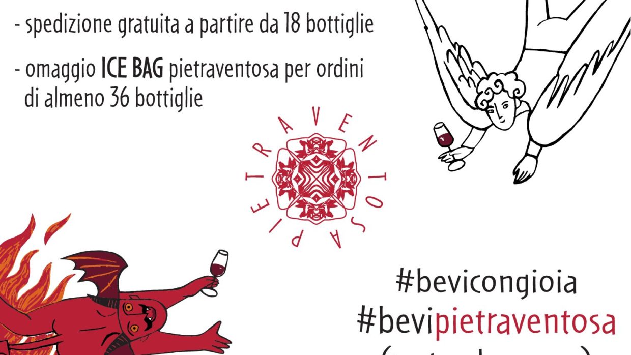 #bevipietraventosa #bevicongioia (restando a casa)